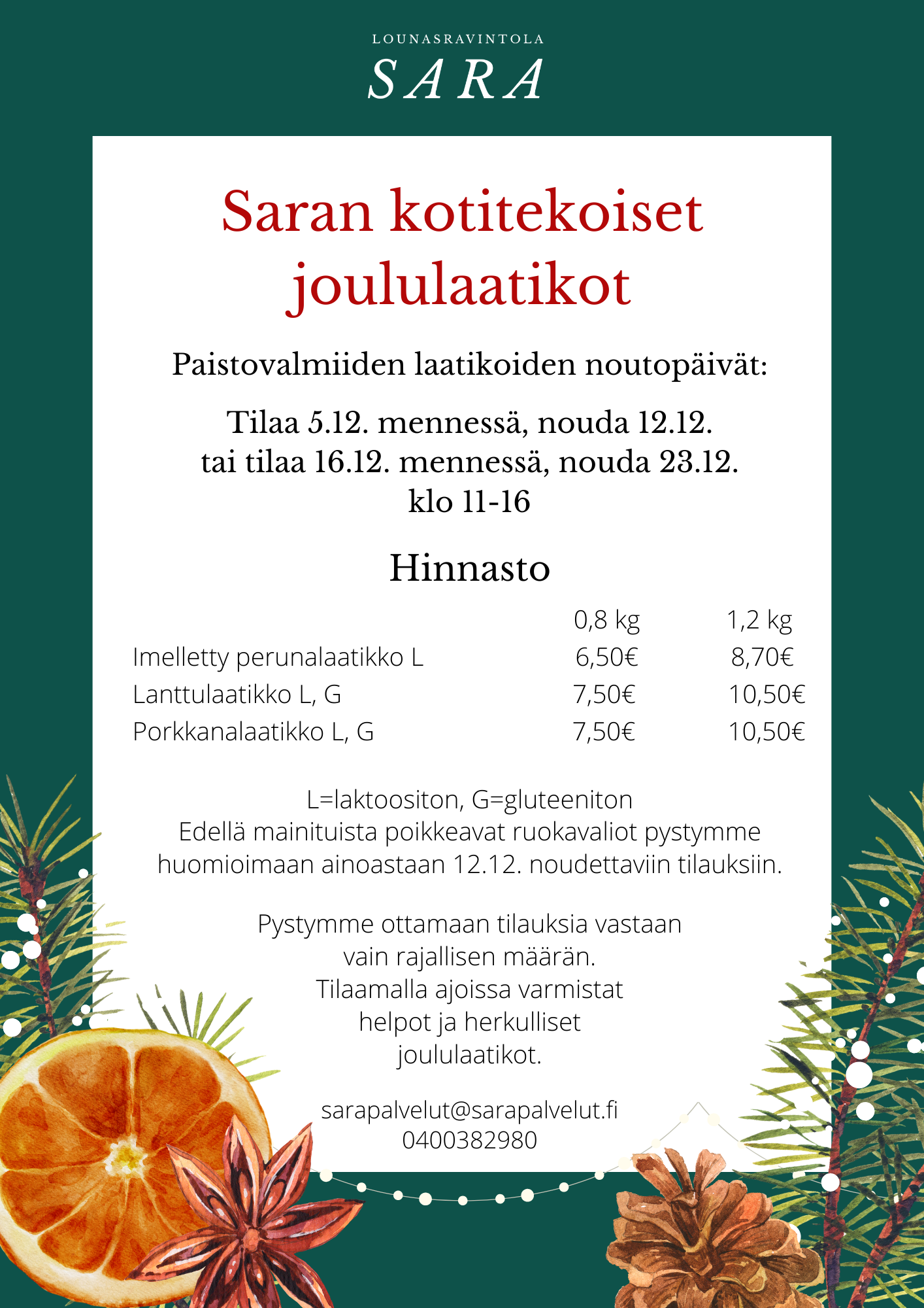 SARA Palvelut sara-palvelut